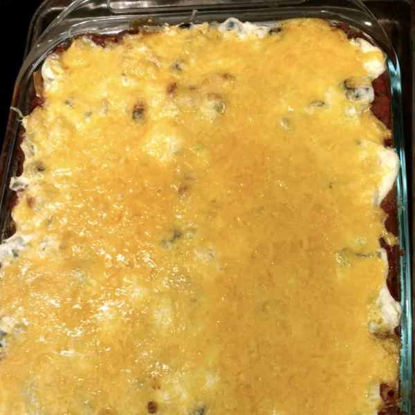 Mexican Lasagna with Noodles