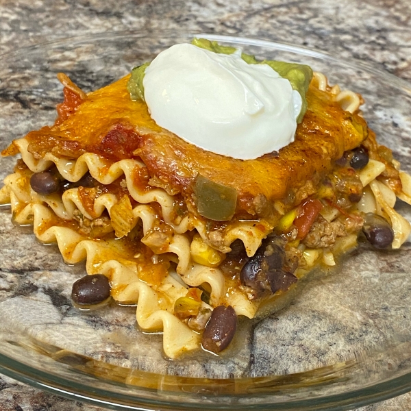 Mexican Lasagna with Noodles