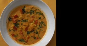 Vegan Pumpkin Soup with Coconut Milk