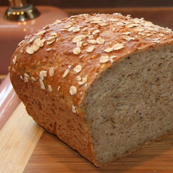 Whole Wheat and SteelCut Oats Bread A LongFermentation Bread recipe