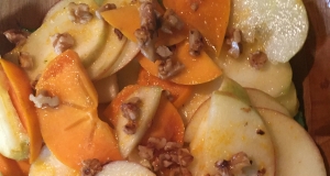 Persimmon and Apple Salad