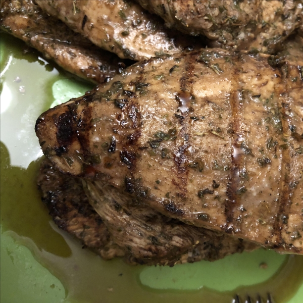 Grilled Chicken with Herbs