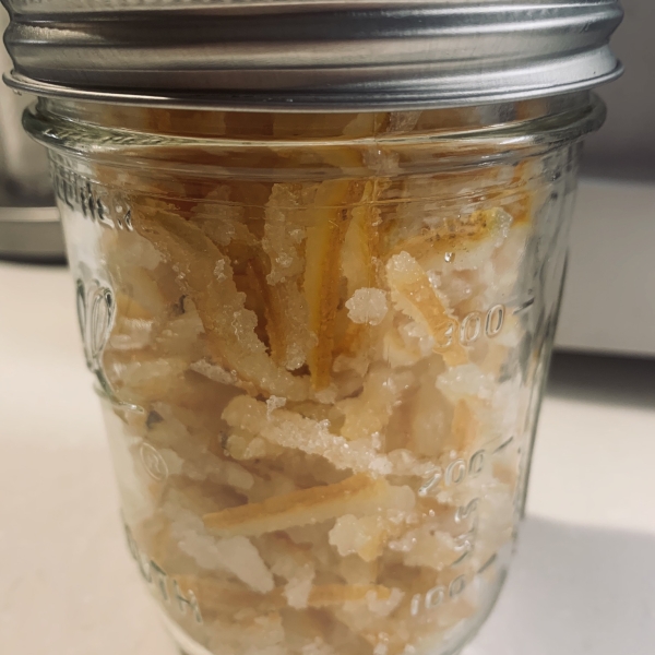 Sweet Candied Orange and Lemon Peel