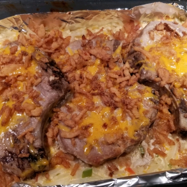 Pork Chop Potato Casserole