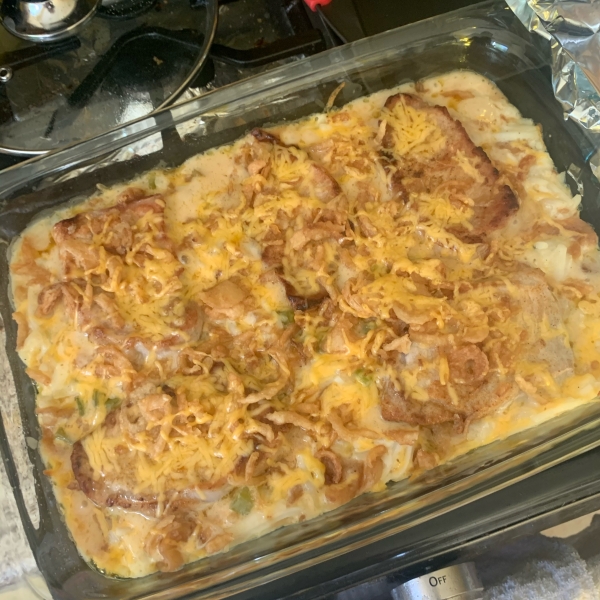 Pork Chop Potato Casserole