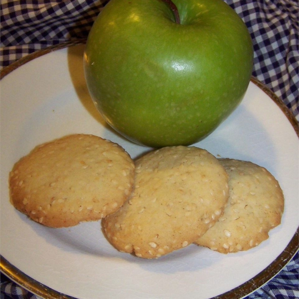 Golden Sesame Cookies