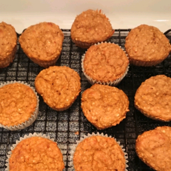 Whole Wheat Sweet Potato Muffins