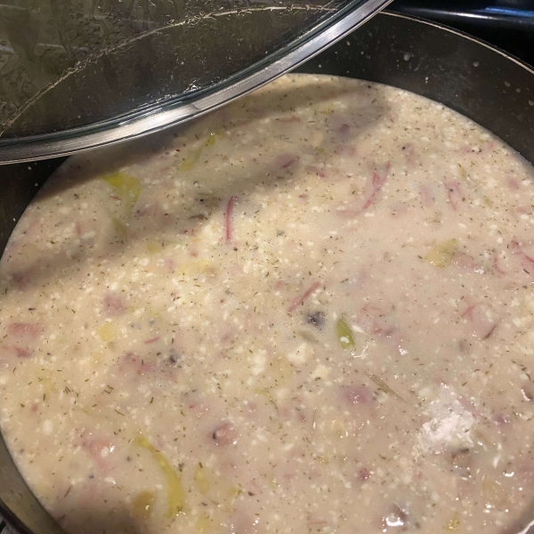 Cabbage and Corned Beef Chowder