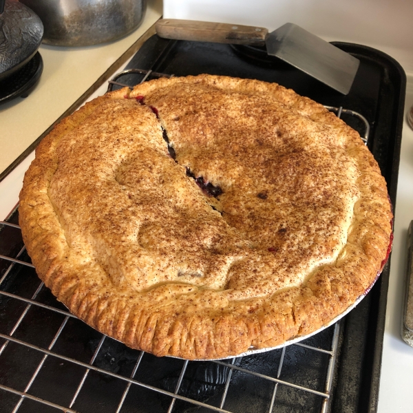 Blackberry Peach Pie