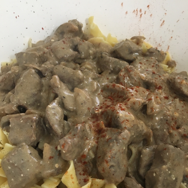 Mitzie's Beef Stroganoff