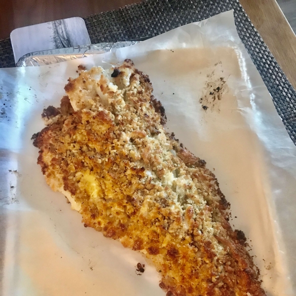 Crunchy Pecorino Baked Cod