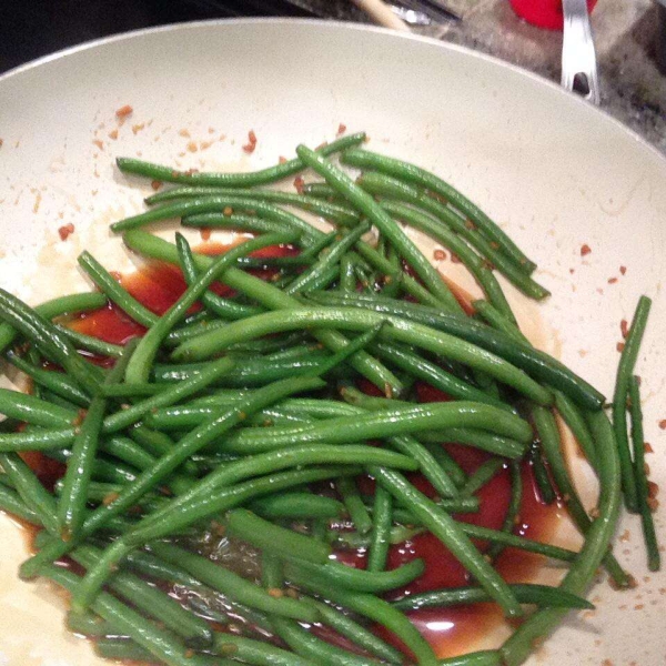 Honey Ginger Green Beans