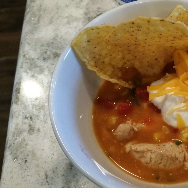 Creamy Chicken Tortilla Soup with RO*TEL®