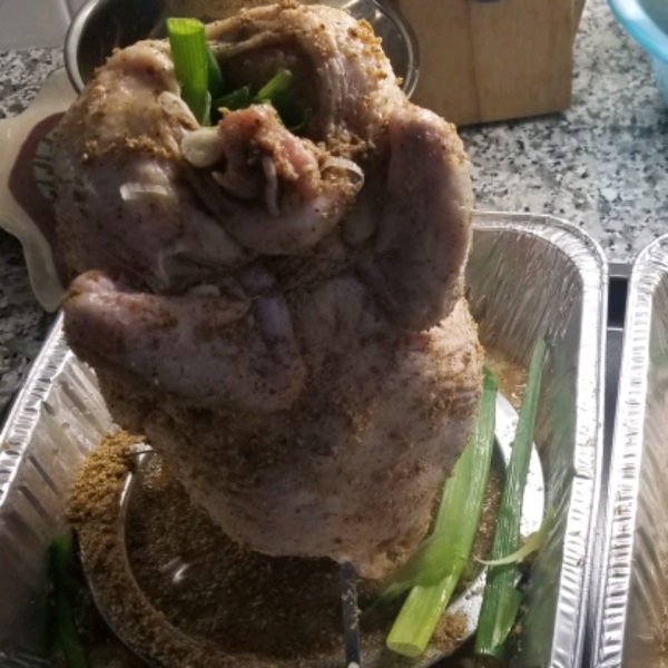 Baked Beer Can Chicken