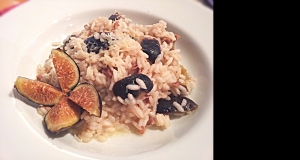 Risotto with Fresh Figs and Prosciutto