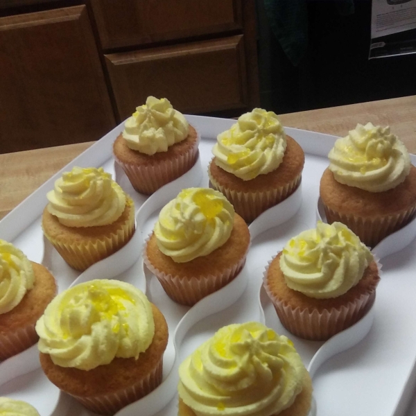 Lemon Cupcakes with Lemon Frosting