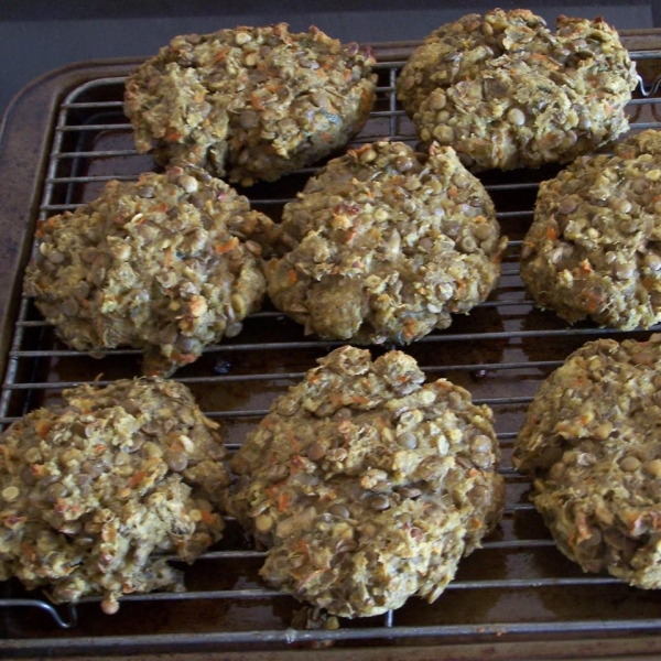 Jalapeno Lentil Burgers