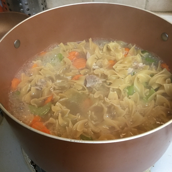 Sensational Turkey Noodle Soup