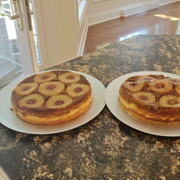 Pineapple Upside-Down Cheesecake