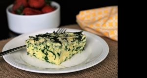 Instant Pot® Keto Crustless Spinach and Gouda Quiche