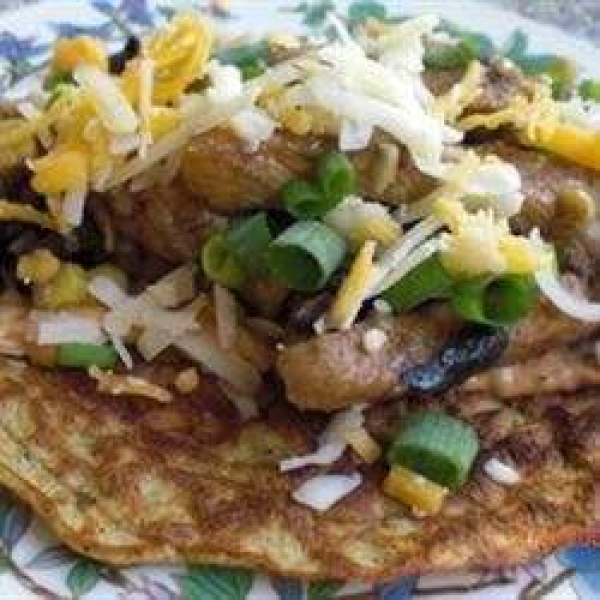 Savory Filled Cottage Cheese Pancakes