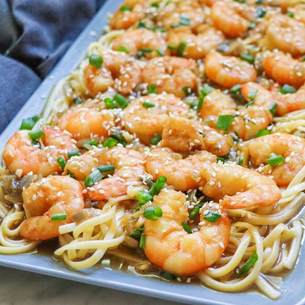 Instant Pot Asian-Style Shrimp Scampi