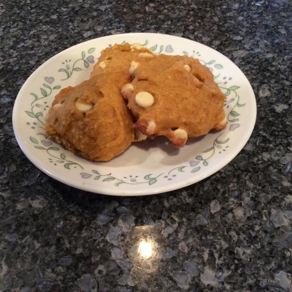 Pumpkin White Chocolate Cookies