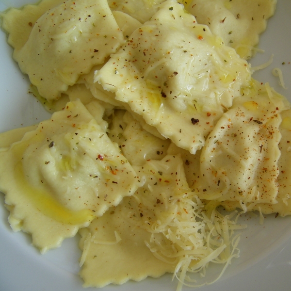 Chicken and Spinach Ravioli