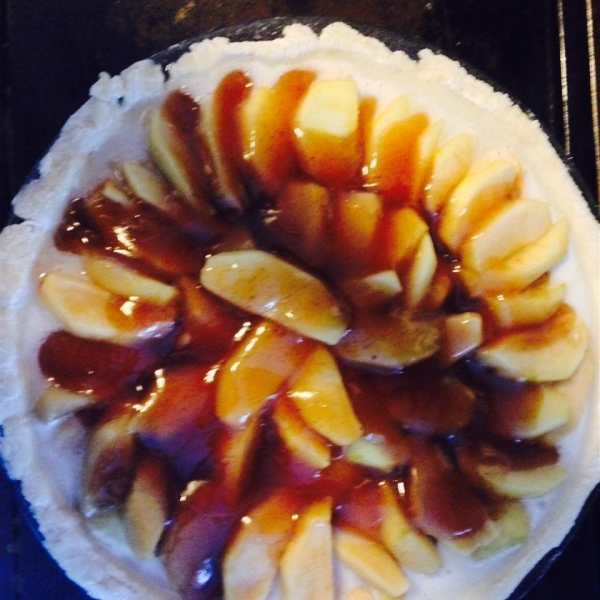 Hannah's Cream Cheese Caramel Apple Pie