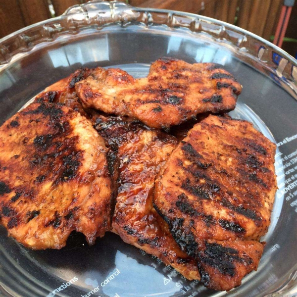 Southern Sweet Grilled Pork Chops