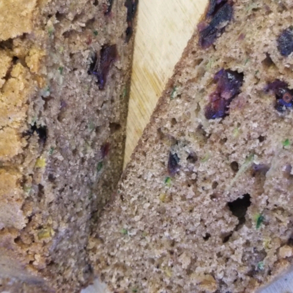 Citrus Cranberry Zucchini Bread