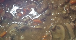 Beefy Mushroom Barley Soup