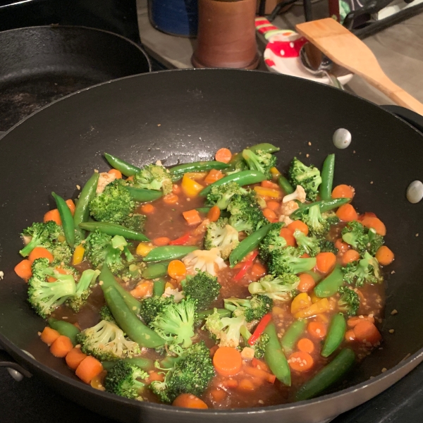 Stir-Fry Broccoli With Orange Sauce