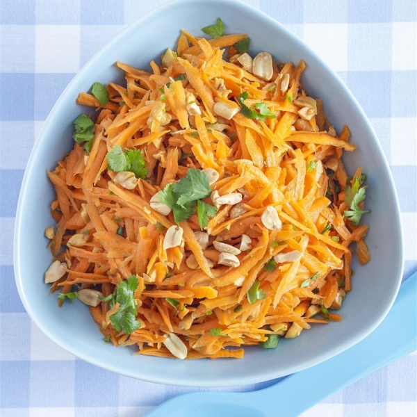 Gujarati Carrot and Peanut Salad