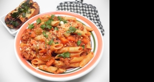 Turkey Bolognese with Penne