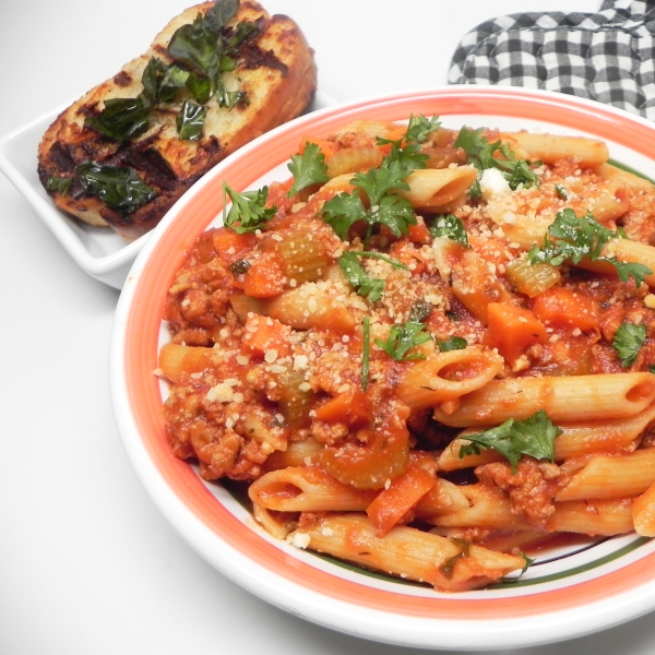 Turkey Bolognese with Penne