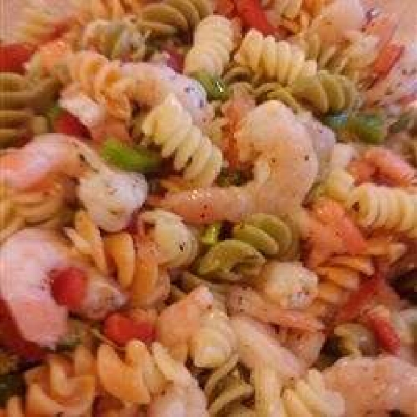Shrimp Pasta Salad with Italian Dressing