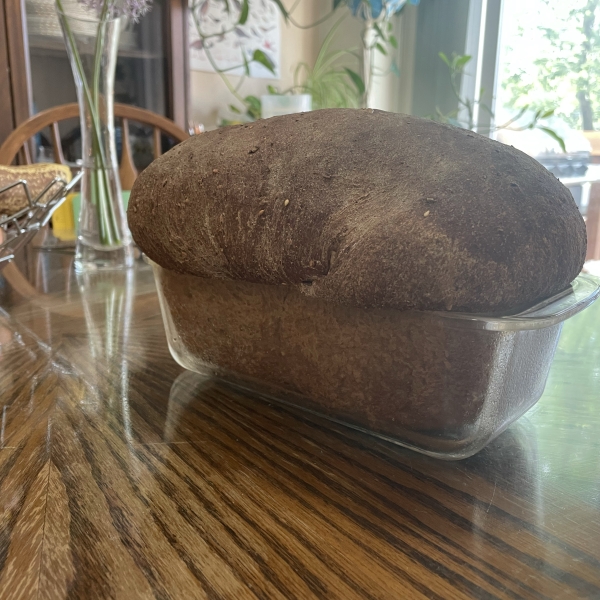 Best Ever Pumpernickel Loaf