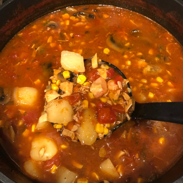 Leftover Turkey Brunswick Stew