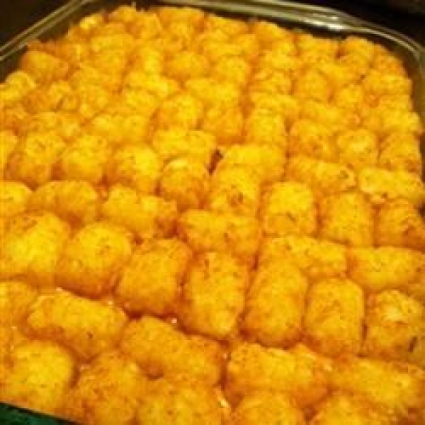 Cheeseburger Casserole with Tater Tots®