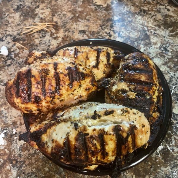 Feta Cheese and Bacon Stuffed Breasts