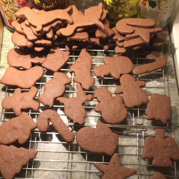 Best Ever Chocolate Cutout Cookies