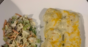 Chicken Enchiladas with Green Chile Sauce (Salsa Verde)