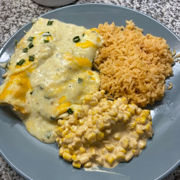 Chicken Enchiladas with Green Chile Sauce (Salsa Verde)