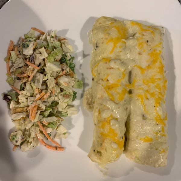 Chicken Enchiladas with Green Chile Sauce (Salsa Verde)