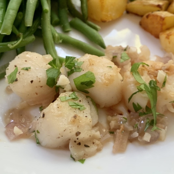 Easy Seared Scallops