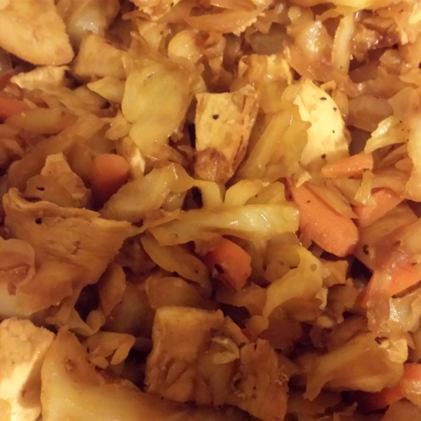 Super Easy Stir-Fried Cabbage