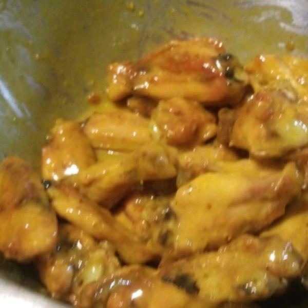 Sweet Hot Mustard Chicken Wings