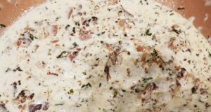 White Sauce with Ham and Herbs