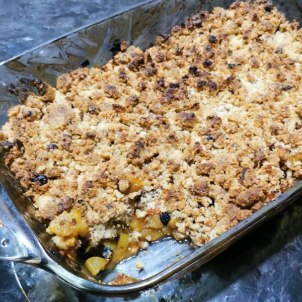 Apple, Cranberry, and Pear Crisp